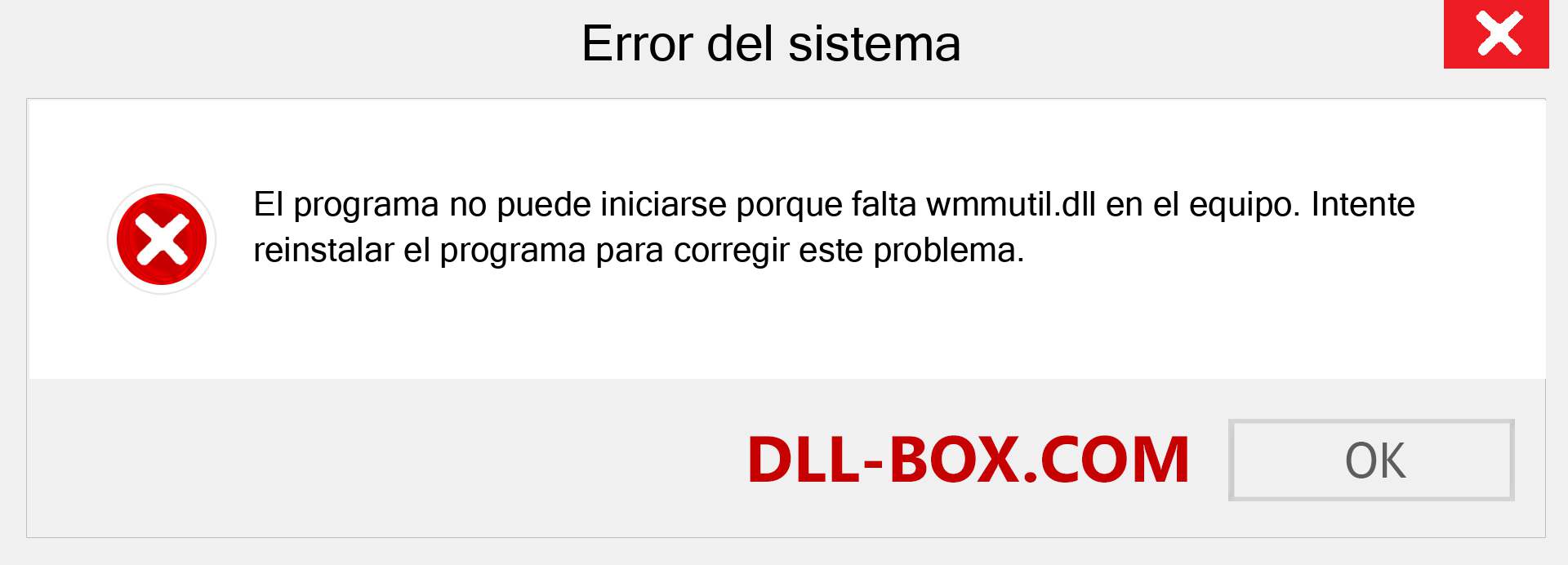 ¿Falta el archivo wmmutil.dll ?. Descargar para Windows 7, 8, 10 - Corregir wmmutil dll Missing Error en Windows, fotos, imágenes